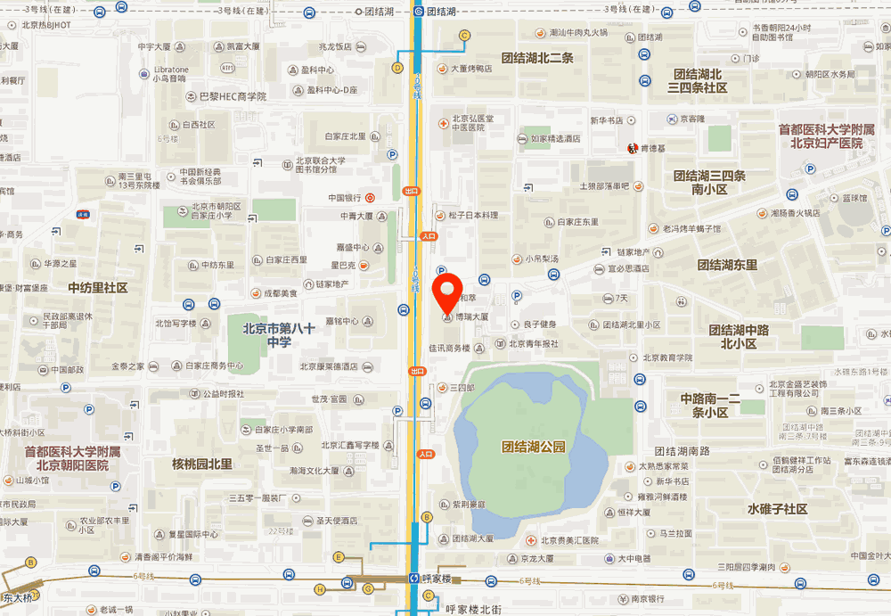 博瑞大厦位置地图